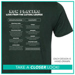 Anatomical Band Shirt / Menstrual Cycle / Pre-Order