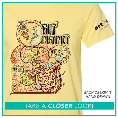 Anatomical Band Shirt / Digestive System / Pre-Order