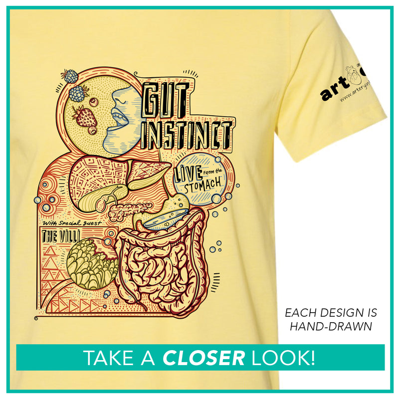 Anatomical Band Shirt / Digestive System / Pre-Order