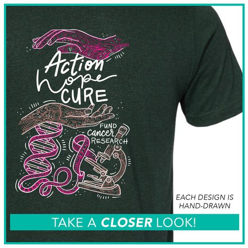 Breast Cancer Awareness Month / "Fund Cancer Research - Action. Hope. Cure" / Pre-Order