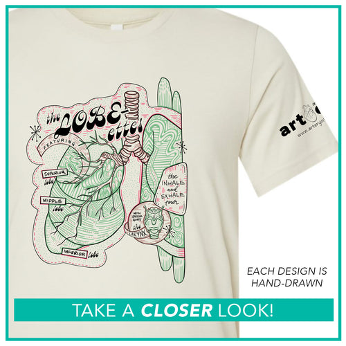 Anatomical Band Shirt / Respiratory System / Pre-Order
