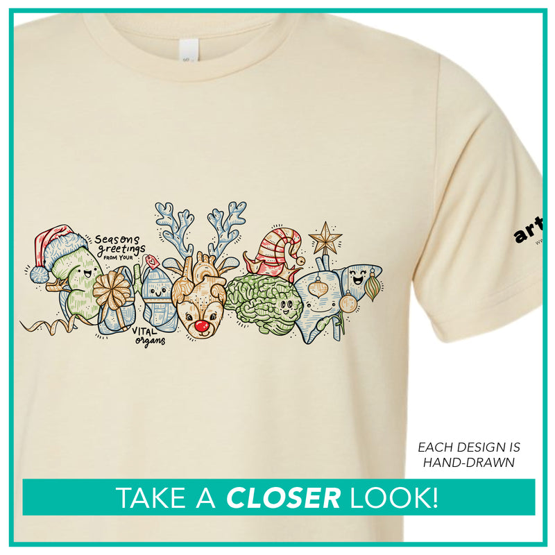 "Seasons Greetings from your Vital Organs" Pre-Order (Ships 12/5)
