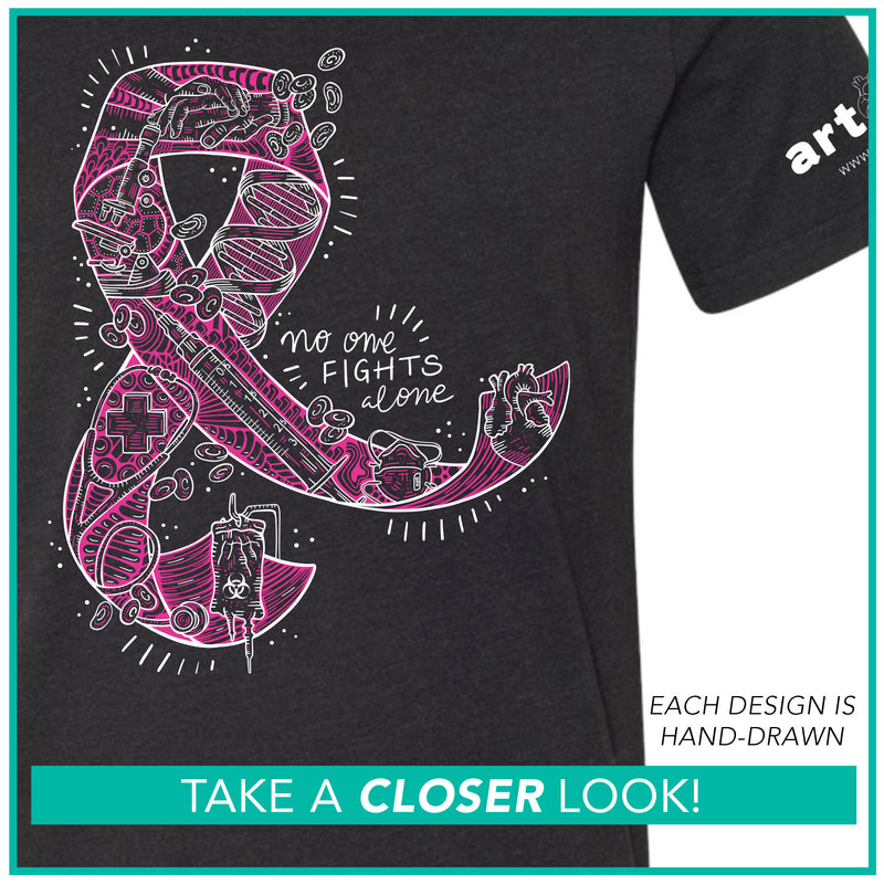 "No One Fights Alone" Ribbon / Support Squad / Pre-Order