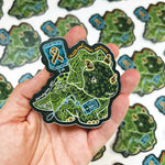 Childhood Cancer Awareness - Animal Vinyl Stickers