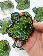 Childhood Cancer Awareness - Dino - Badge Reel