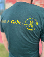 Childhood Cancer Awareness Dino "Find A Cure" Unisex T.Shirt