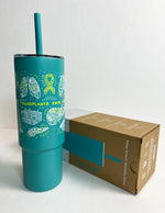 "Transplants Save Lives" 32oz MiiR All Day Straw Cup with Handle