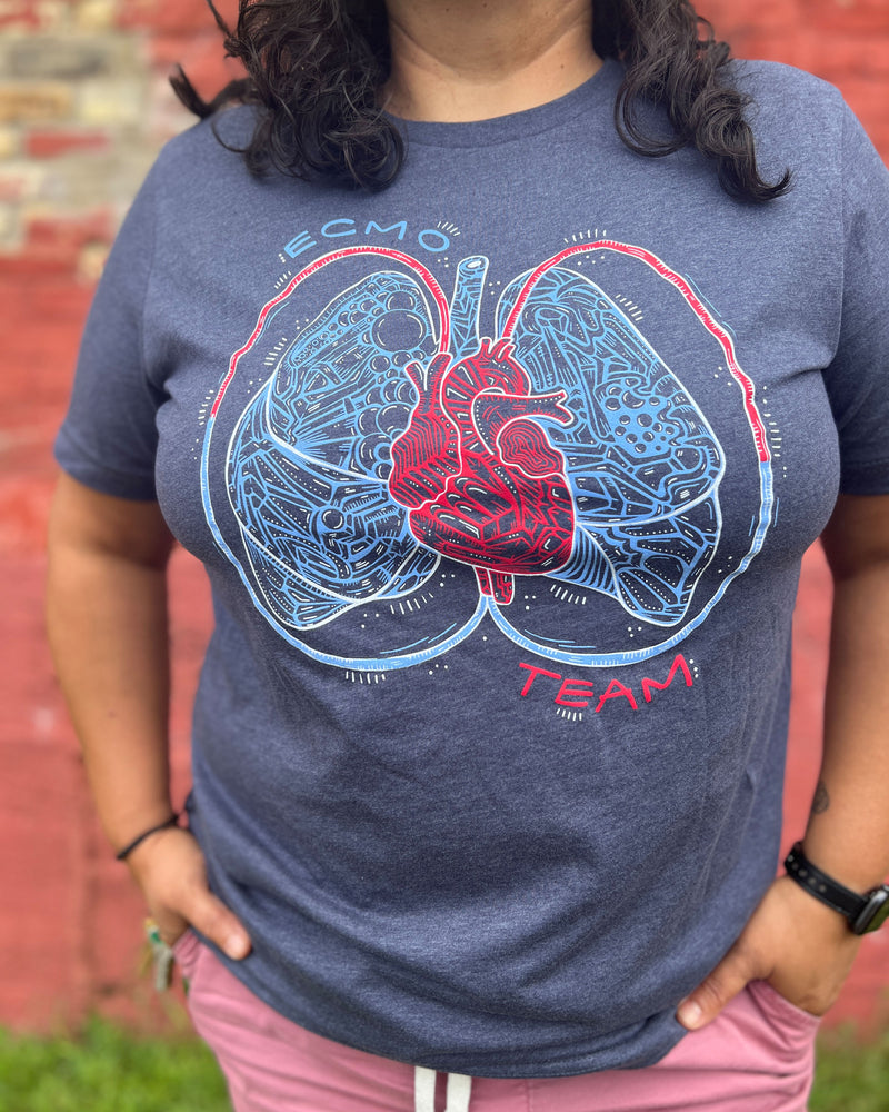 ECMO Team Heart & Lungs Unisex T.Shirt