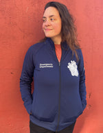 "Emergency Department" Heart & Lungs Women's Navy Cadet Jacket