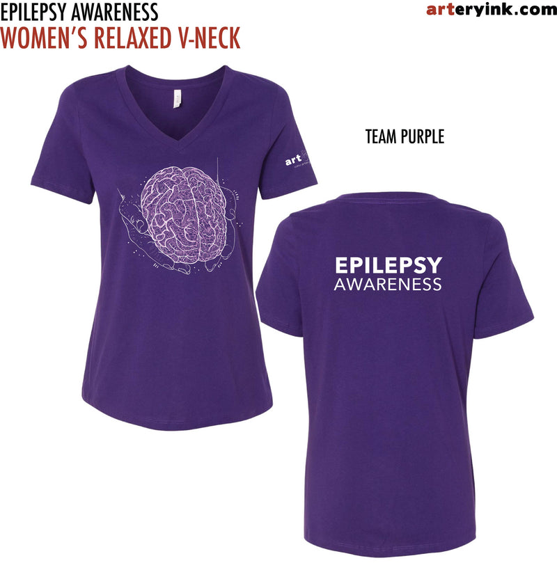 Epilepsy Awareness / Hands Holding Brain / Pre-Order (Ships 11/14)