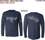 OB/GYN Squad / Labeled Floral Uterus / Pre-Order