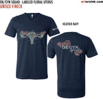 OB/GYN Squad / Labeled Floral Uterus / Pre-Order