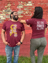 Floral Ribbon "No One Fights Alone" Unisex T.Shirt