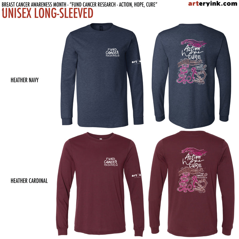 Breast Cancer Awareness Month / "Fund Cancer Research - Action. Hope. Cure" / Pre-Order