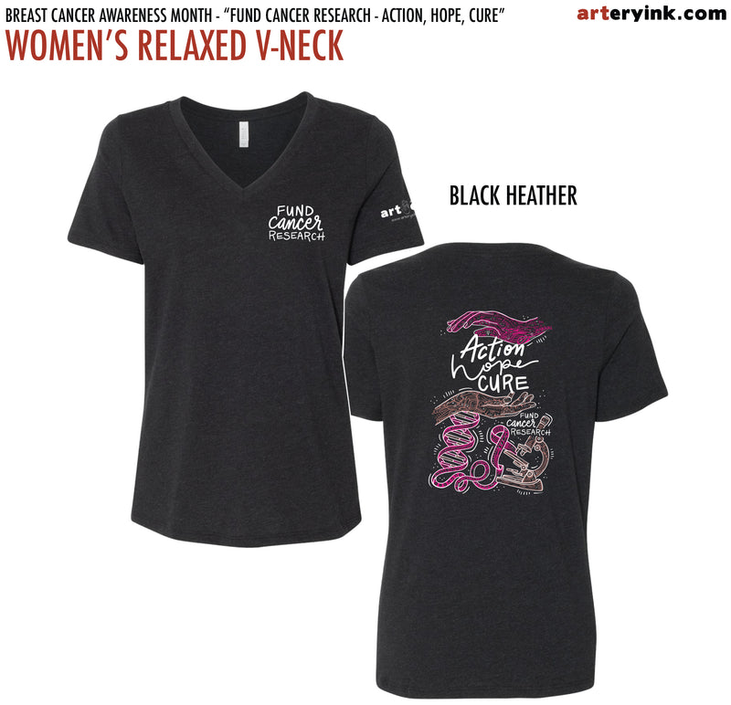 Breast Cancer Awareness Month / "Fund Cancer Research - Action. Hope. Cure" / Pre-Order