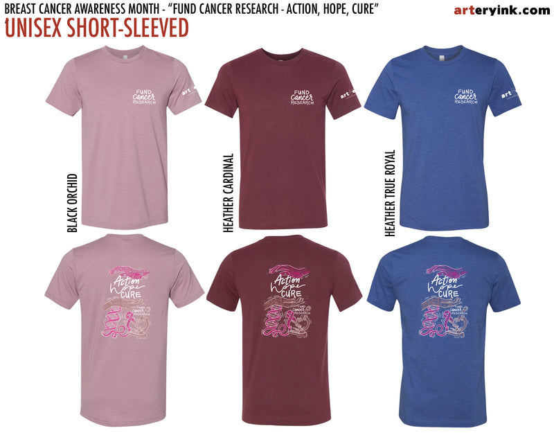 Breast Cancer Awareness Month / "Fund Cancer Research - Action. Hope. Cure" / Pre-Order