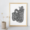 The Gut (Intestines & Stomach) - 8x10 or 11x14
