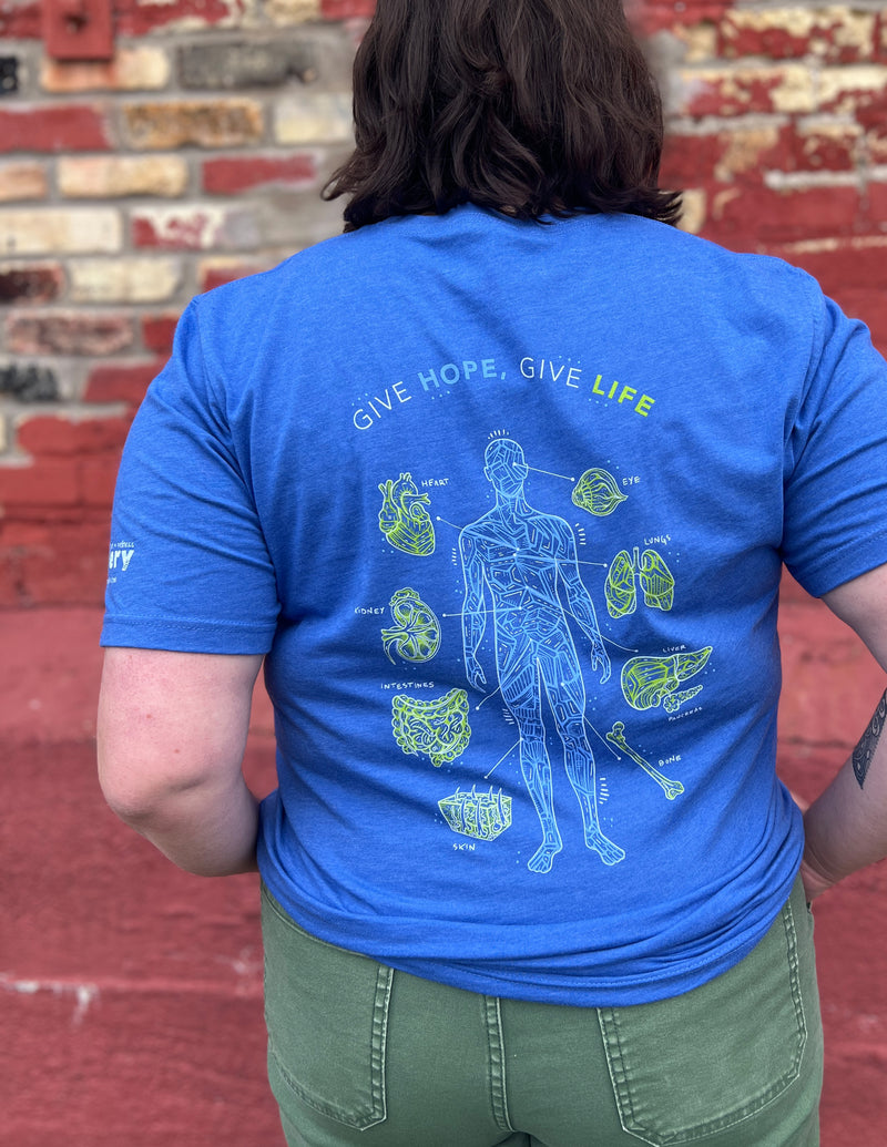 "Give Life, Give Hope" Transplant Awareness Unisex T.Shirt