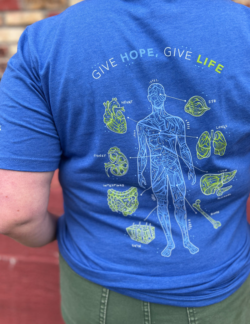 "Give Life, Give Hope" Transplant Awareness Unisex T.Shirt