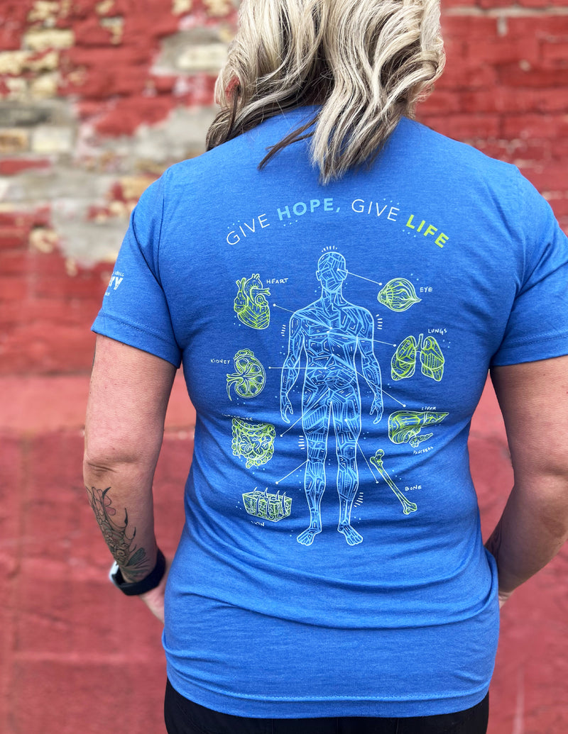 "Give Life, Give Hope" Transplant Awareness Unisex T.Shirt