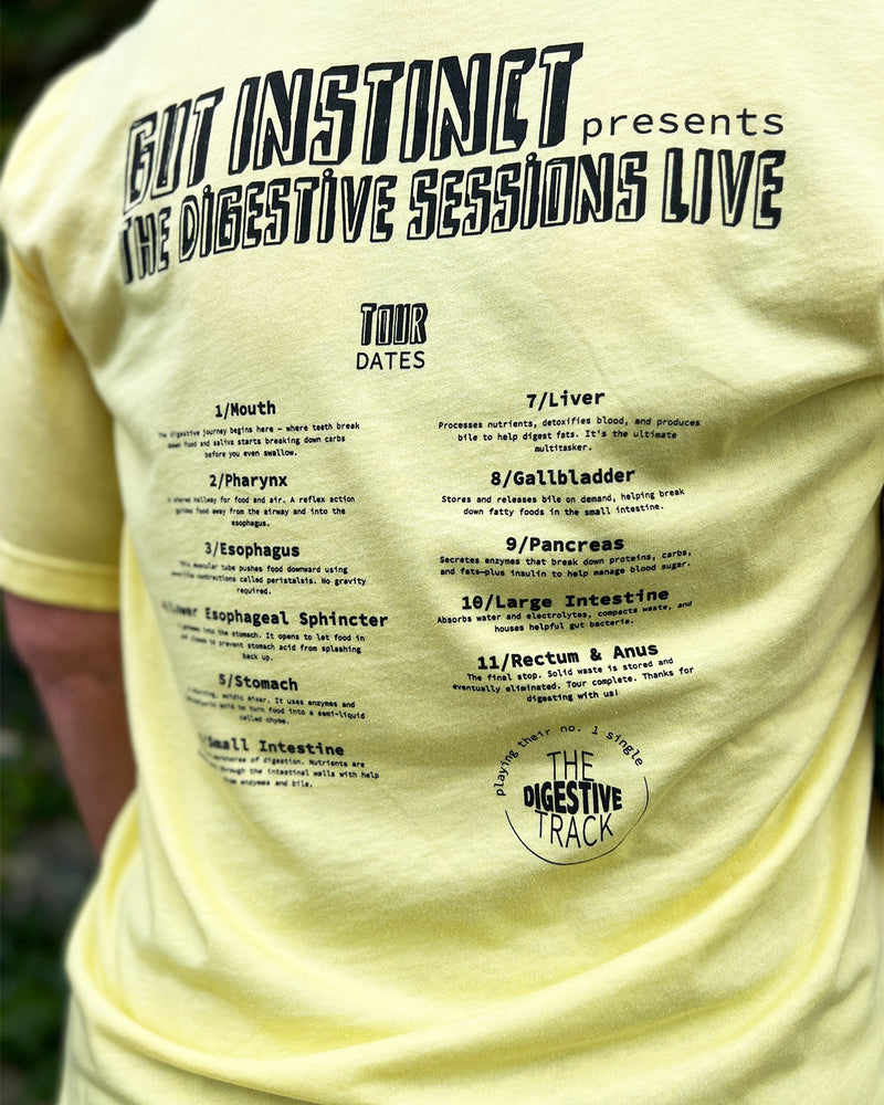 Anatomical Band Shirt / Digestive System / Pre-Order