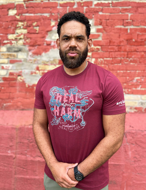 Heal Don't Harm - End Violence in Healthcare Unisex T.Shirt
