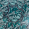 "Health Care is a Human Right" Heart Vinyl Sticker