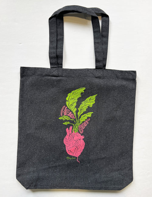 Heart Beet Tote Bag