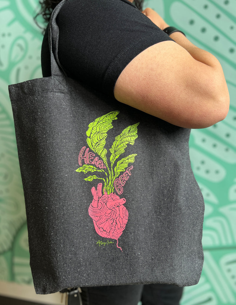 Heart Beet Tote Bag