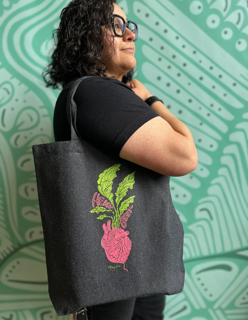 Heart Beet Tote Bag