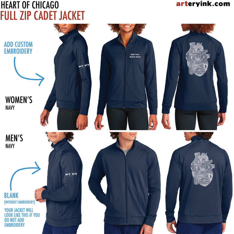 Heart of Chicago / Customizable Track Jacket / Pre-Order (Ships 12/5)
