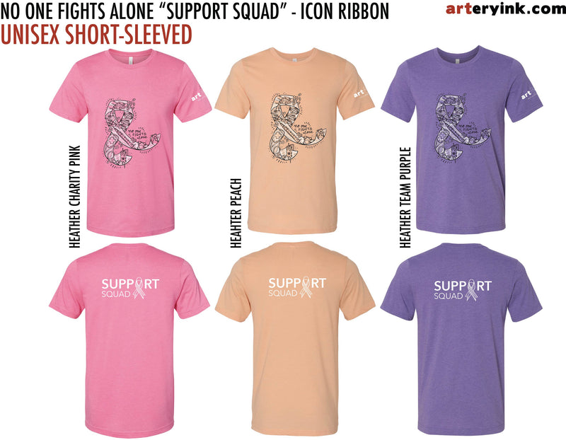 Support Squad / "No One Fights Alone" Icons Ribbon