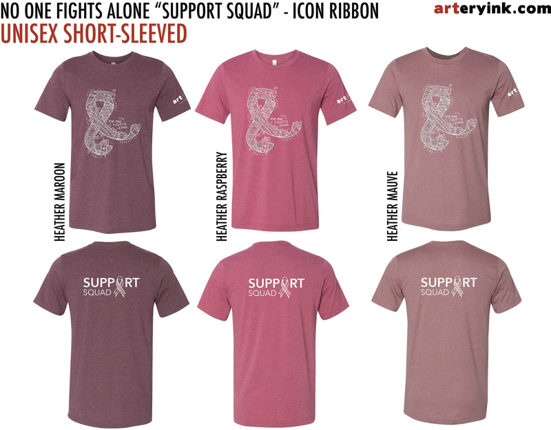Support Squad / "No One Fights Alone" Icons Ribbon / Pre-Order