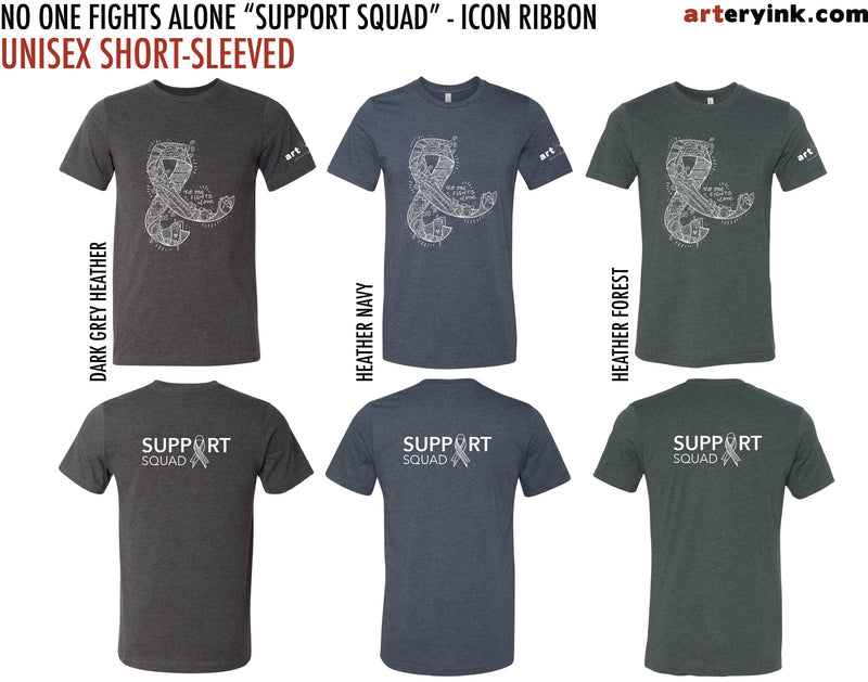 Support Squad / "No One Fights Alone" Icons Ribbon / Pre-Order