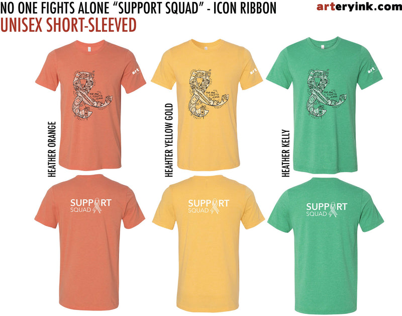 Support Squad / "No One Fights Alone" Icons Ribbon