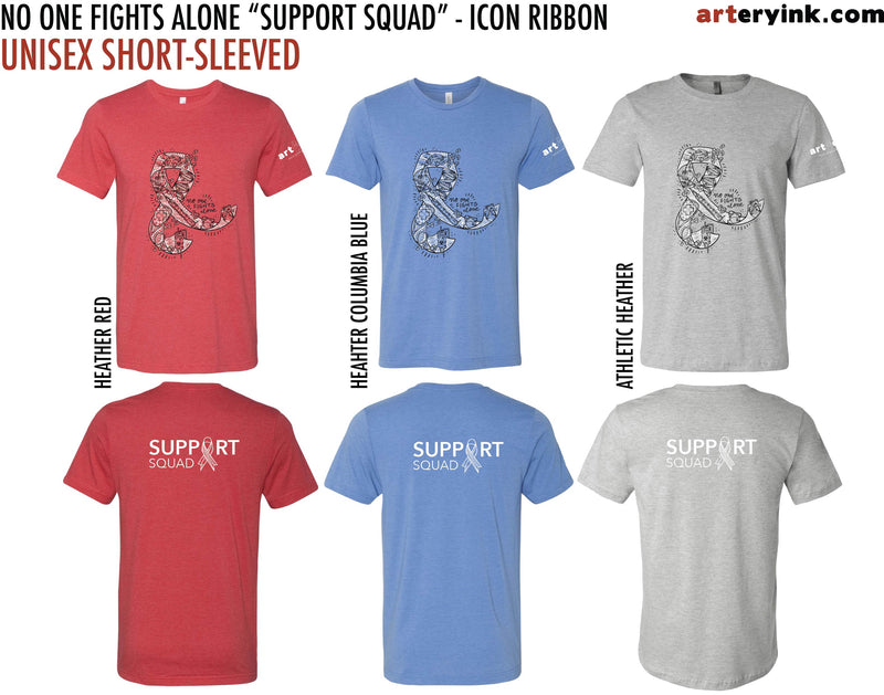 Support Squad / "No One Fights Alone" Icons Ribbon