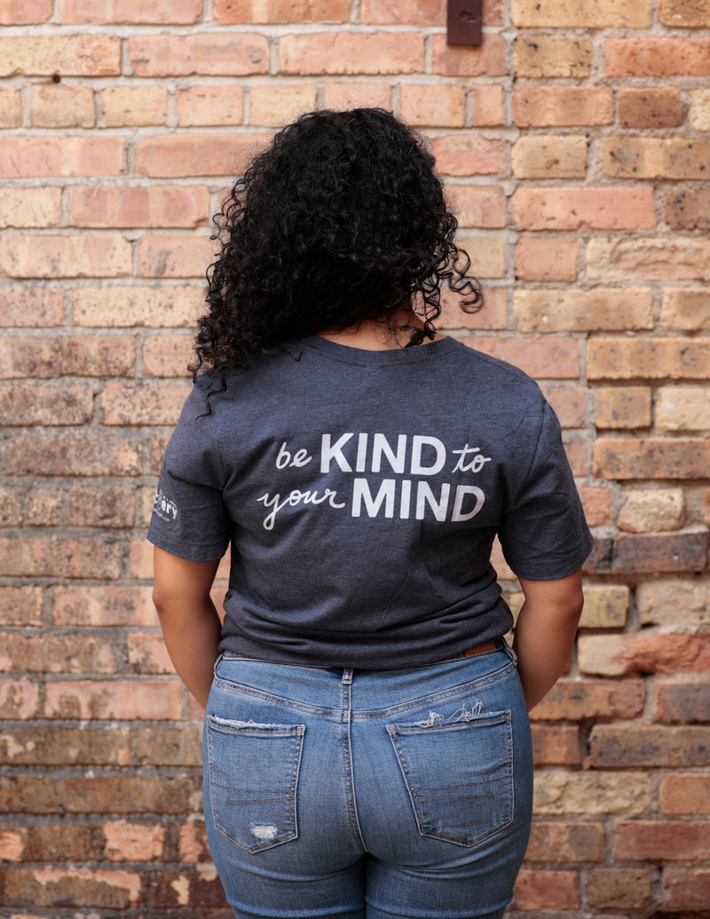 "Be Kind To Your Mind" Anatomical Brain Unisex T.Shirt