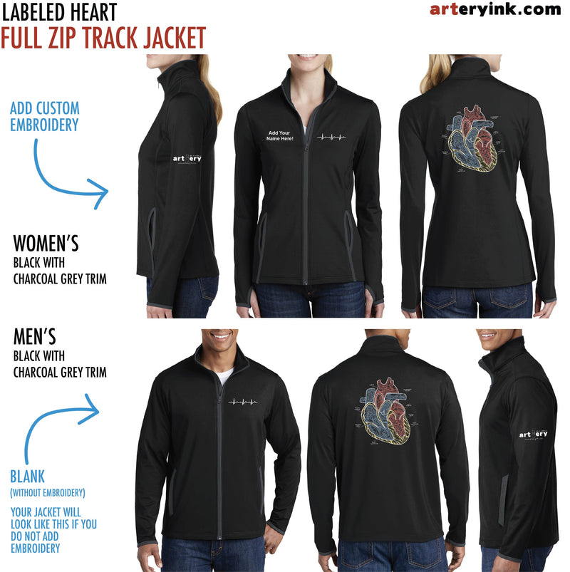 Labeled Heart Track Jacket Pre-Order