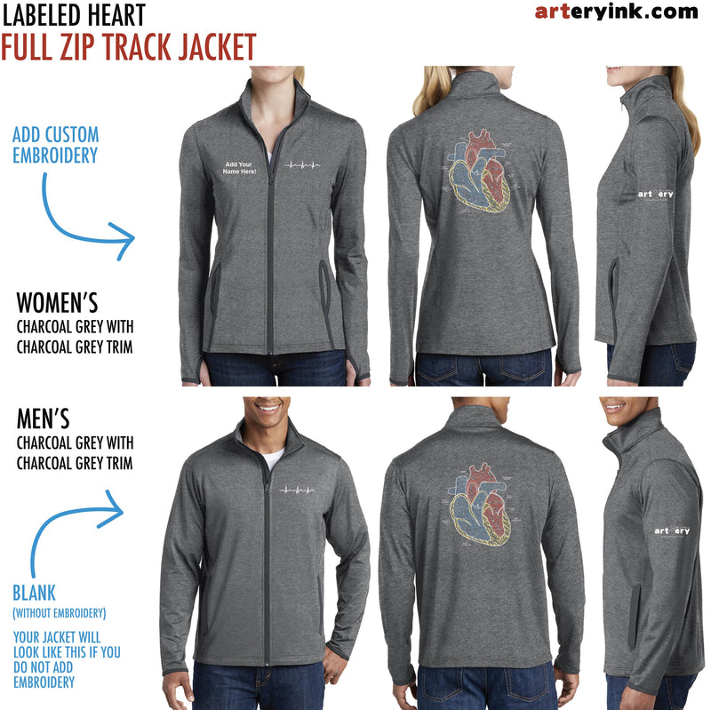 Labeled Heart Track Jacket Pre-Order
