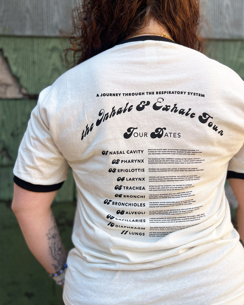 Anatomical Band Shirt / Respiratory System / Pre-Order