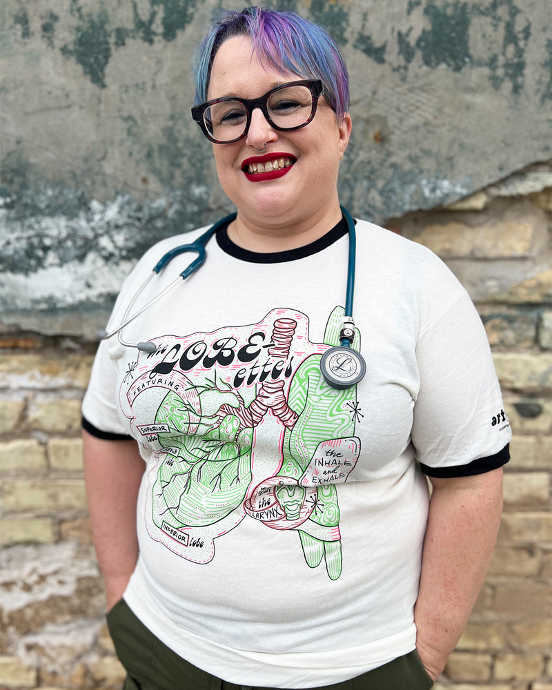 Anatomical Band Shirt / Respiratory System / Pre-Order