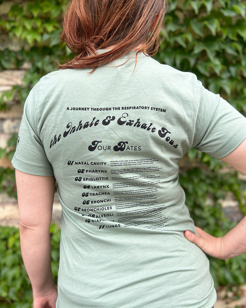 Anatomical Band Shirt / Respiratory System / Pre-Order