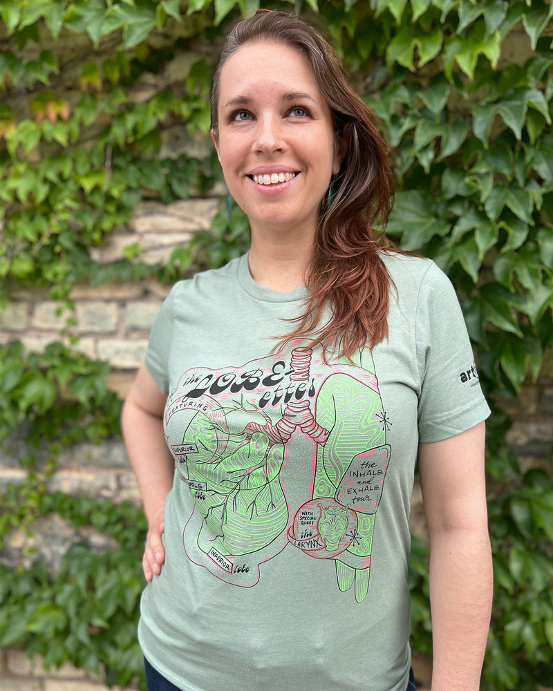 Anatomical Band Shirt / Respiratory System / Pre-Order