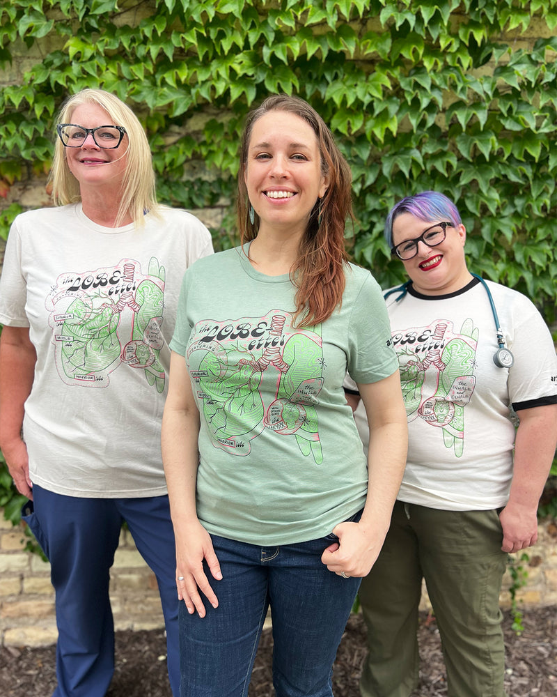 Anatomical Band Shirt / Respiratory System / Pre-Order