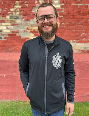Heart & Lungs - Men's Track Jacket Jacket – arteryink
