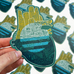 Heart of Milwaukee 2.0 Sticker