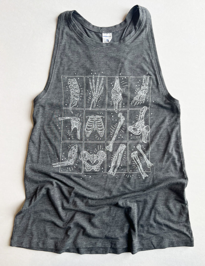 Mini Bones Women's Racerback Tank Top