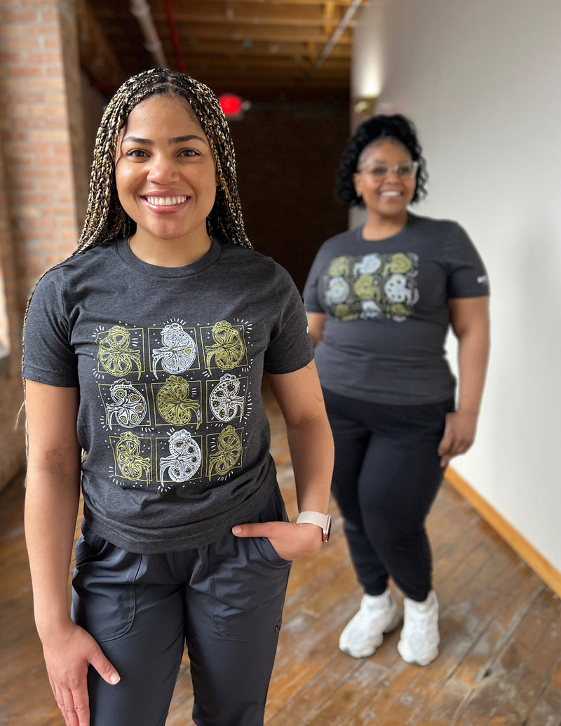 Mini Kidney Grid Unisex T.Shirt