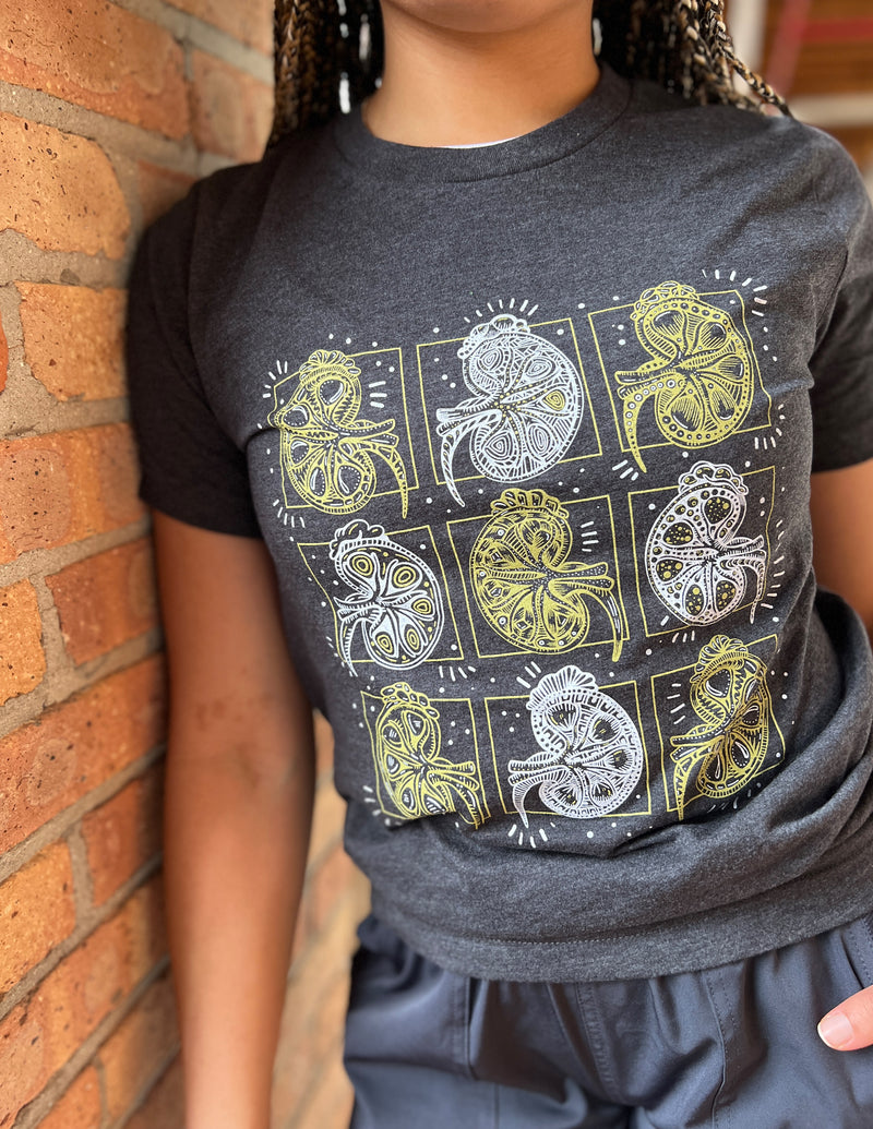Mini Kidney Grid Unisex T.Shirt