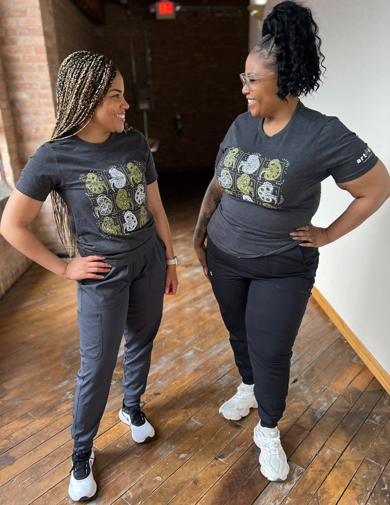 Mini Kidney Grid Unisex T.Shirt